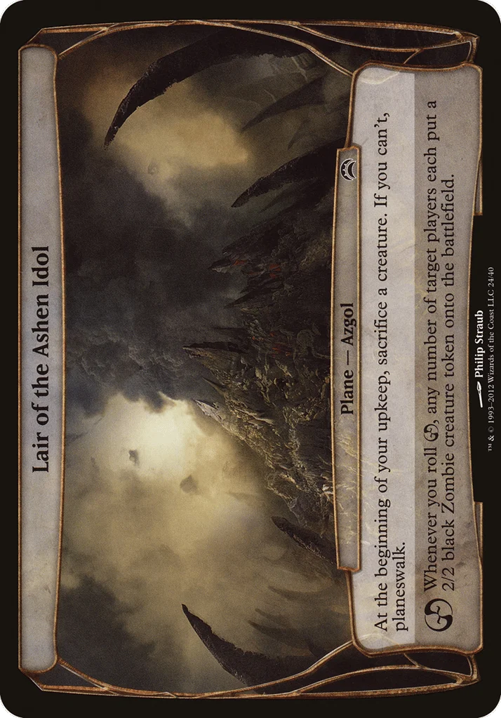 Lair of the Ashen Idol · Planechase 2012 Planes
