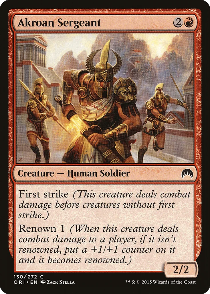 Akroan Sergeant · Magic Origins