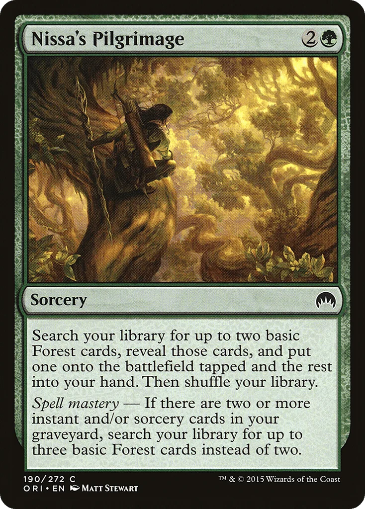 Nissa's Pilgrimage · Magic Origins