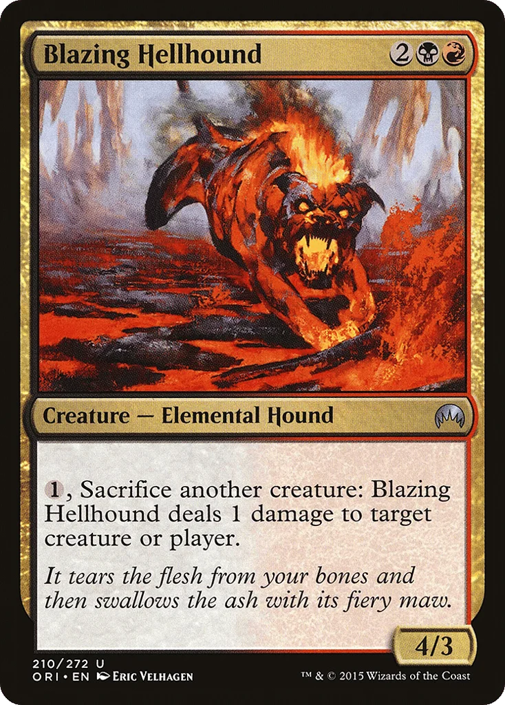 Blazing Hellhound · Magic Origins