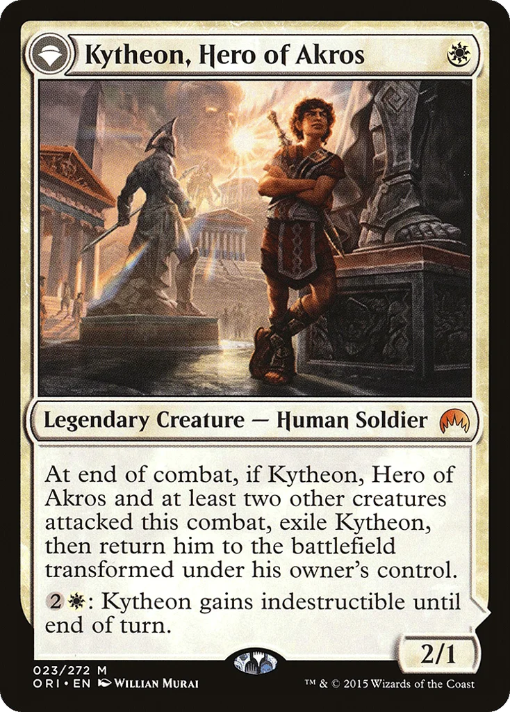 Kytheon, Hero of Akros // Gideon, Battle-Forged · Magic Origins