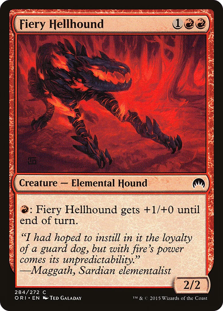Fiery Hellhound · Magic Origins