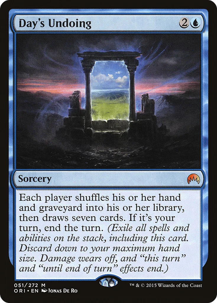 Day's Undoing · Magic Origins