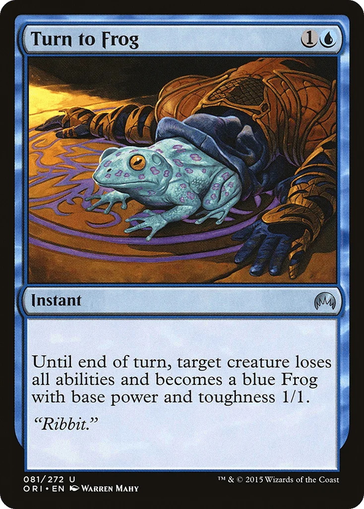 Turn to Frog · Magic Origins