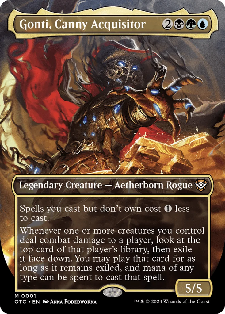 Gonti, Canny Acquisitor · Outlaws of Thunder Junction Commander