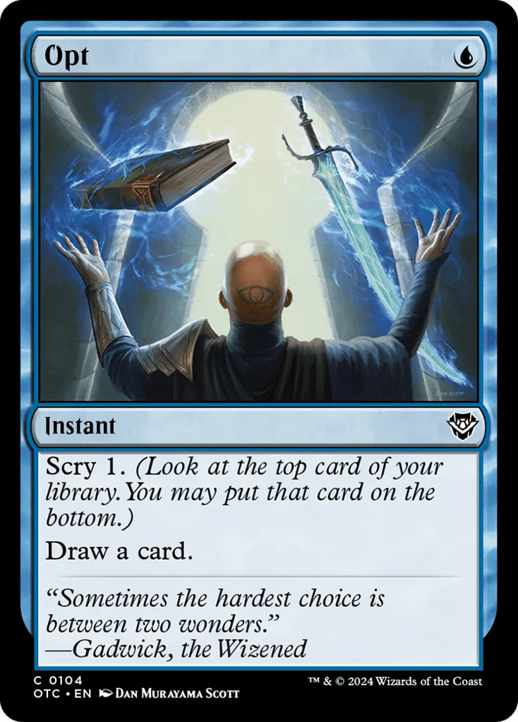 Opt · Outlaws of Thunder Junction Commander
