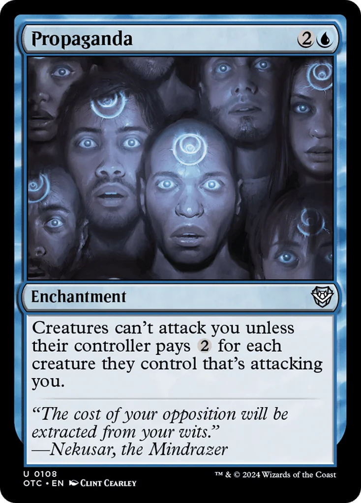 Propaganda · Outlaws of Thunder Junction Commander