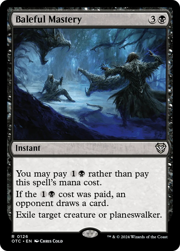 Baleful Mastery · Outlaws of Thunder Junction Commander