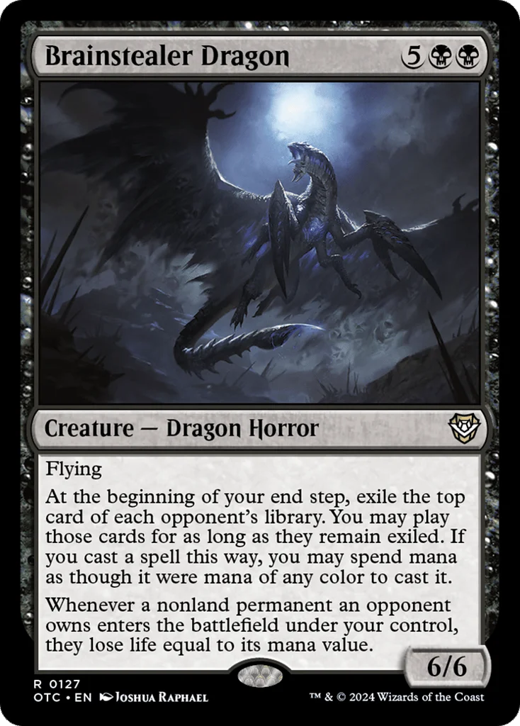 Brainstealer Dragon · Outlaws of Thunder Junction Commander