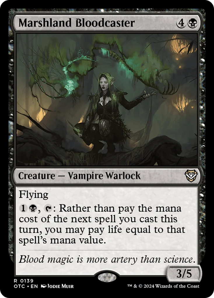 Marshland Bloodcaster · Outlaws of Thunder Junction Commander