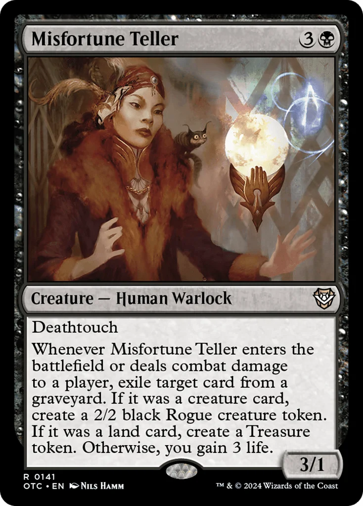 Misfortune Teller · Outlaws of Thunder Junction Commander