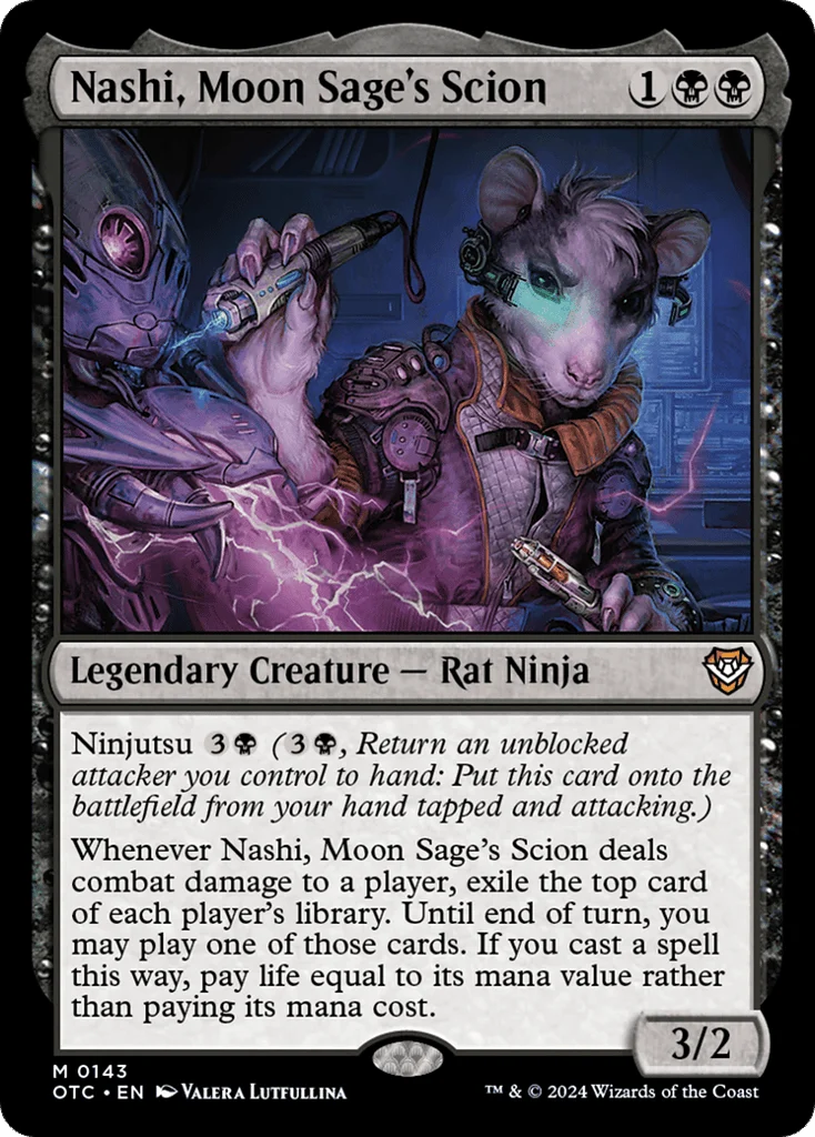 Nashi, Moon Sage's Scion · Outlaws of Thunder Junction Commander