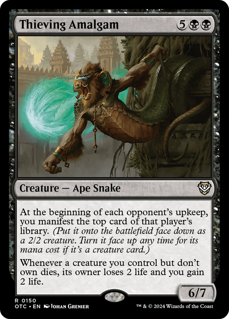 Thieving Amalgam · Outlaws of Thunder Junction Commander