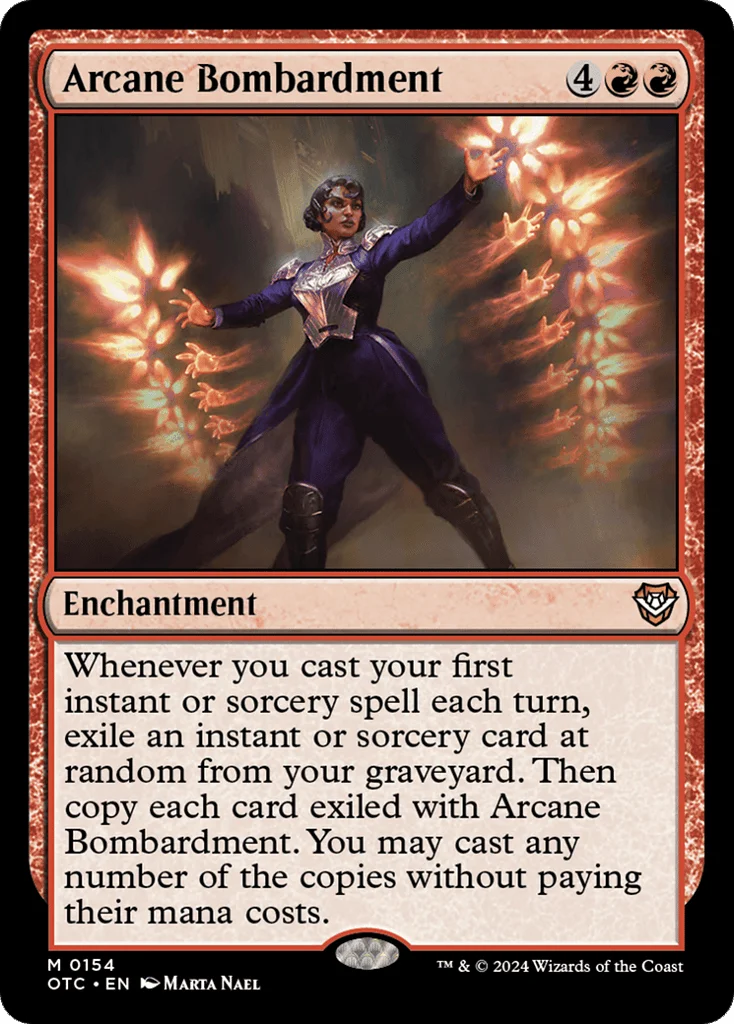 Arcane Bombardment · Outlaws of Thunder Junction Commander