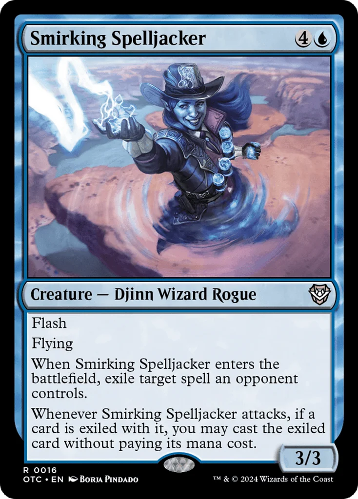 Smirking Spelljacker · Outlaws of Thunder Junction Commander