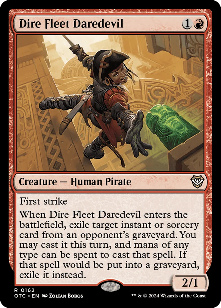 Dire Fleet Daredevil · Outlaws of Thunder Junction Commander