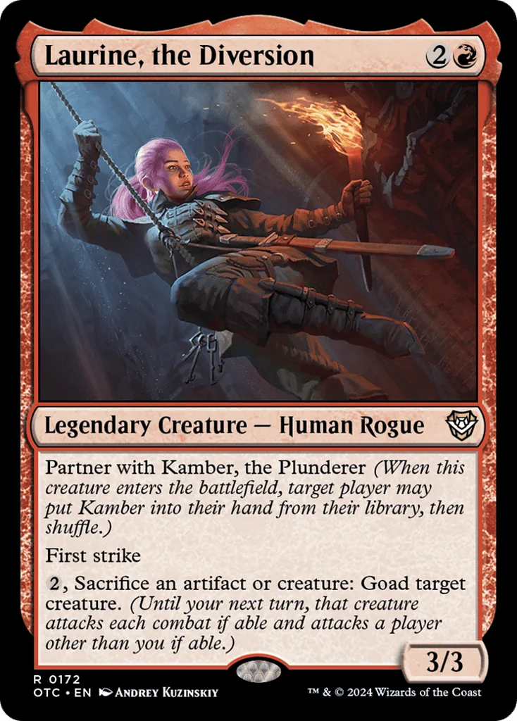 Laurine, the Diversion · Outlaws of Thunder Junction Commander