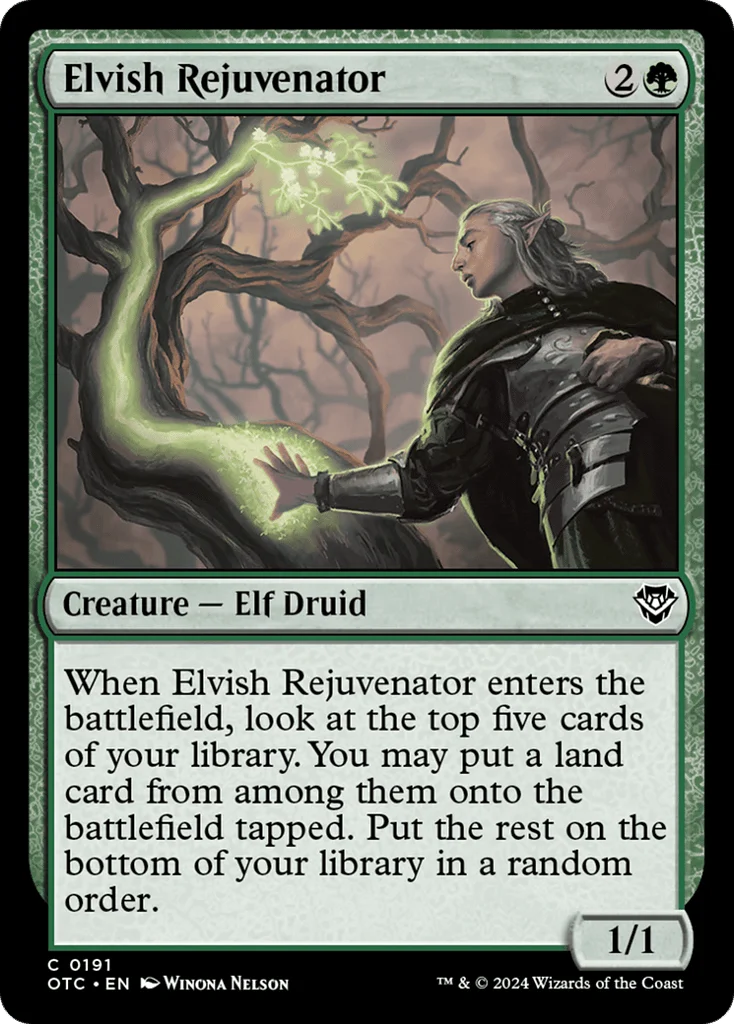 Elvish Rejuvenator · Outlaws of Thunder Junction Commander
