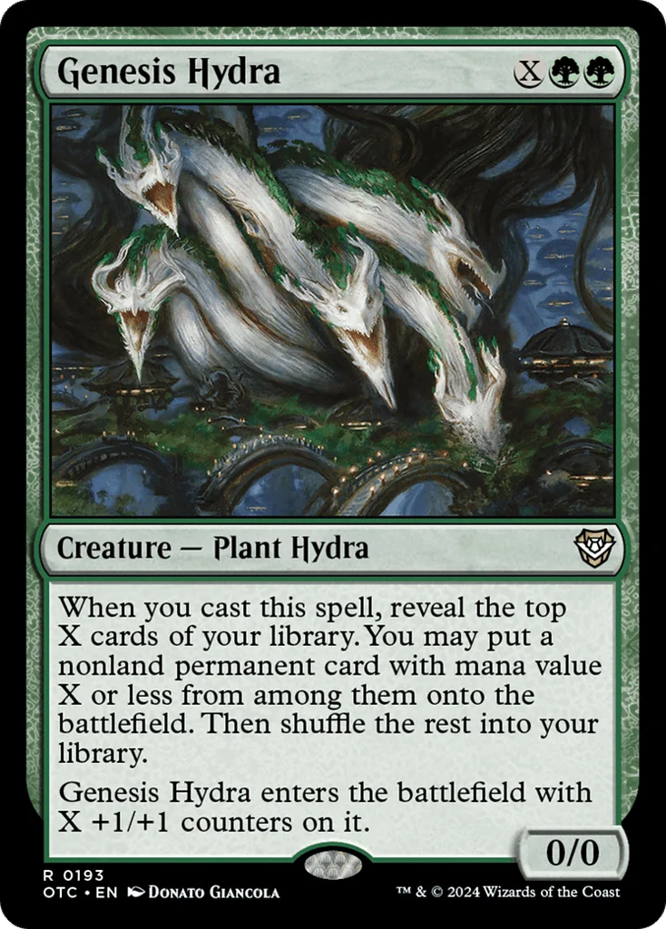 Genesis Hydra · Outlaws of Thunder Junction Commander