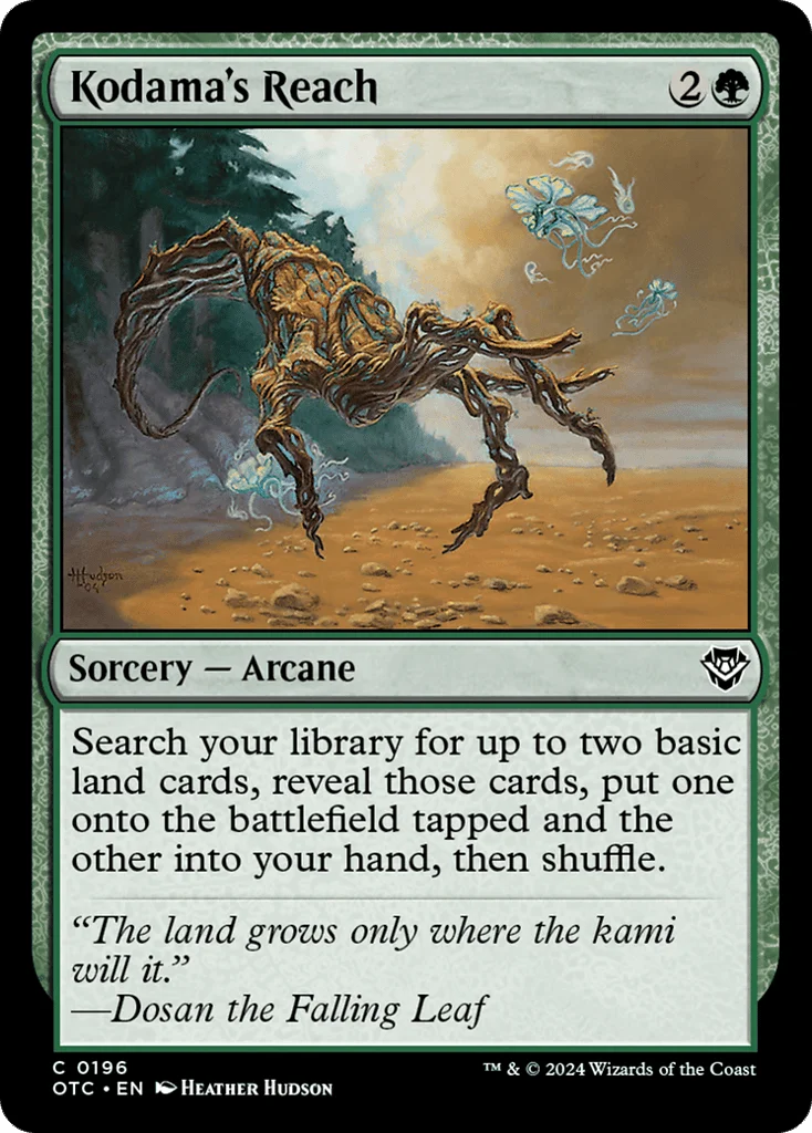 Kodama's Reach · Outlaws of Thunder Junction Commander