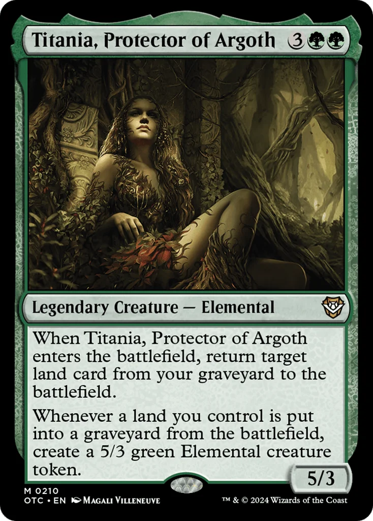 Titania, Protector of Argoth · Outlaws of Thunder Junction Commander