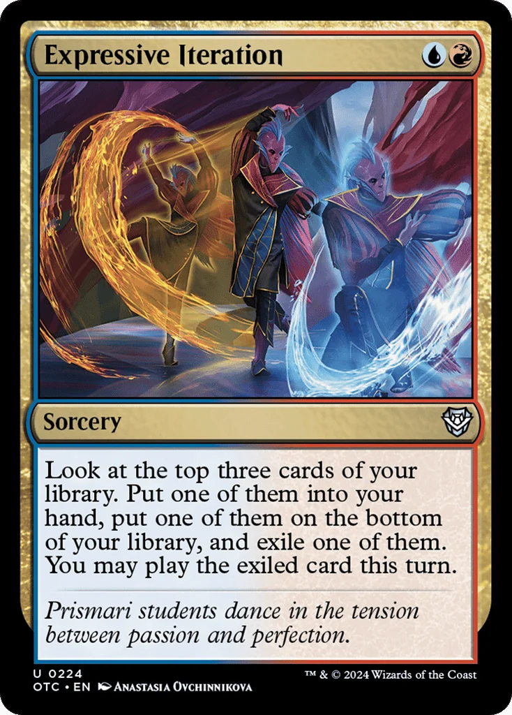 Expressive Iteration · Outlaws of Thunder Junction Commander