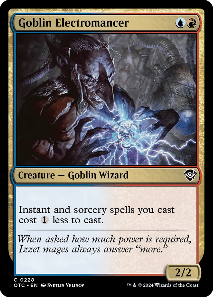Goblin Electromancer · Outlaws of Thunder Junction Commander