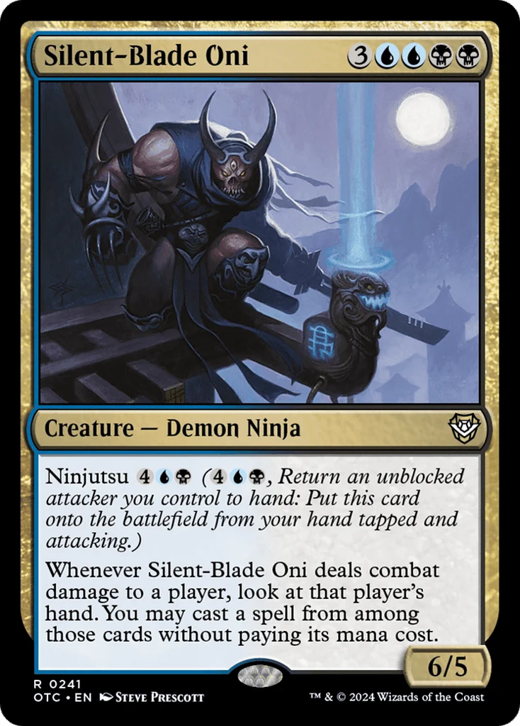 Silent-Blade Oni · Outlaws of Thunder Junction Commander