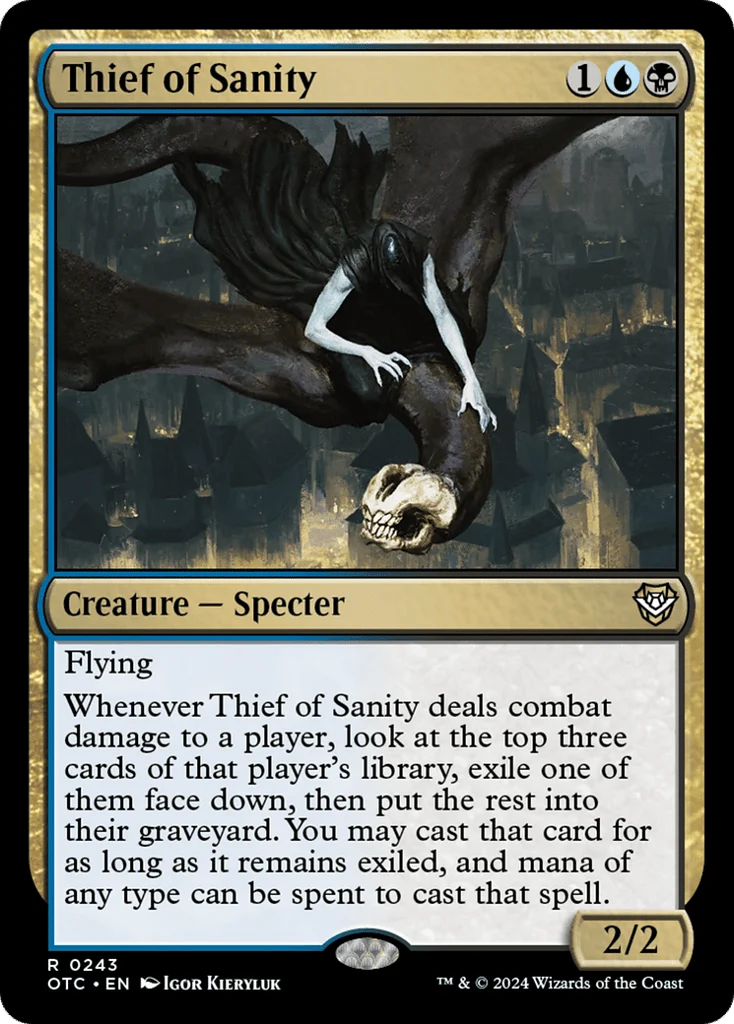 Thief of Sanity · Outlaws of Thunder Junction Commander