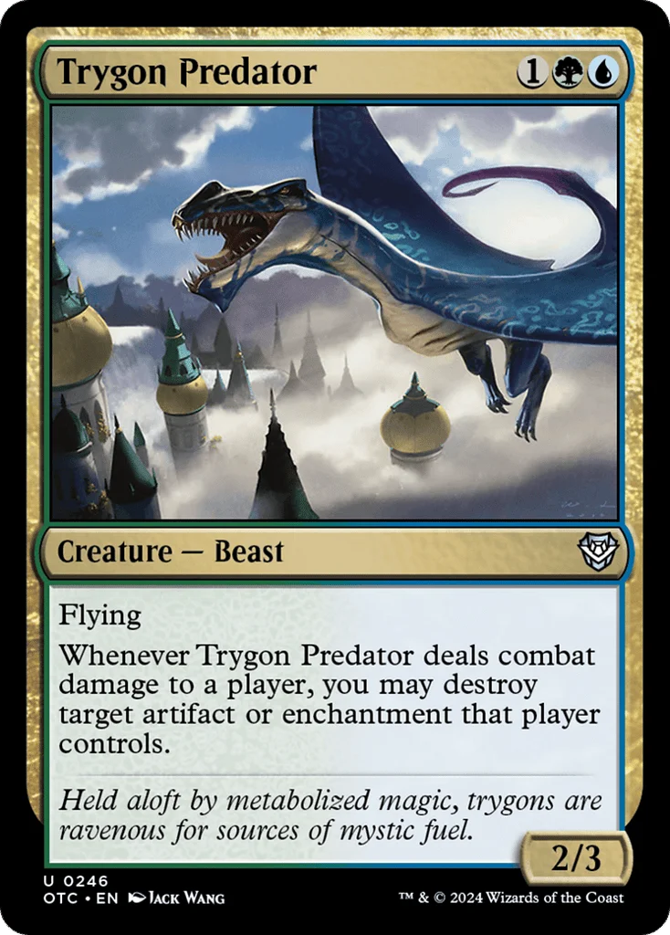 Trygon Predator · Outlaws of Thunder Junction Commander