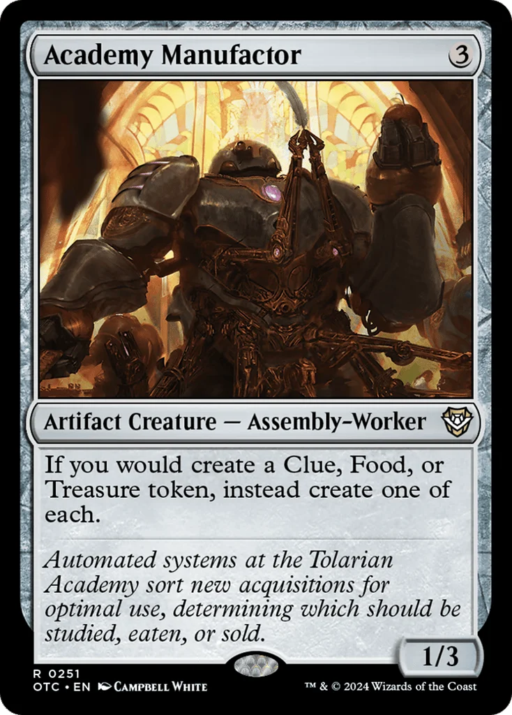 Academy Manufactor · Outlaws of Thunder Junction Commander