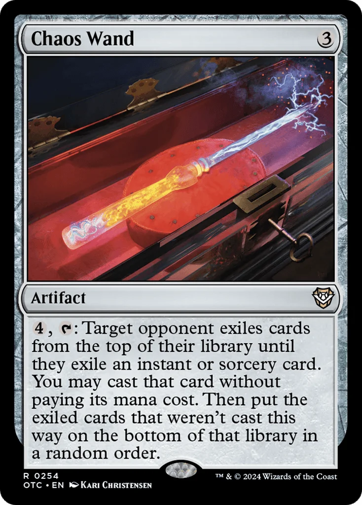 Chaos Wand · Outlaws of Thunder Junction Commander