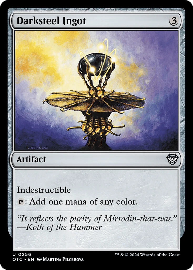 Darksteel Ingot · Outlaws of Thunder Junction Commander
