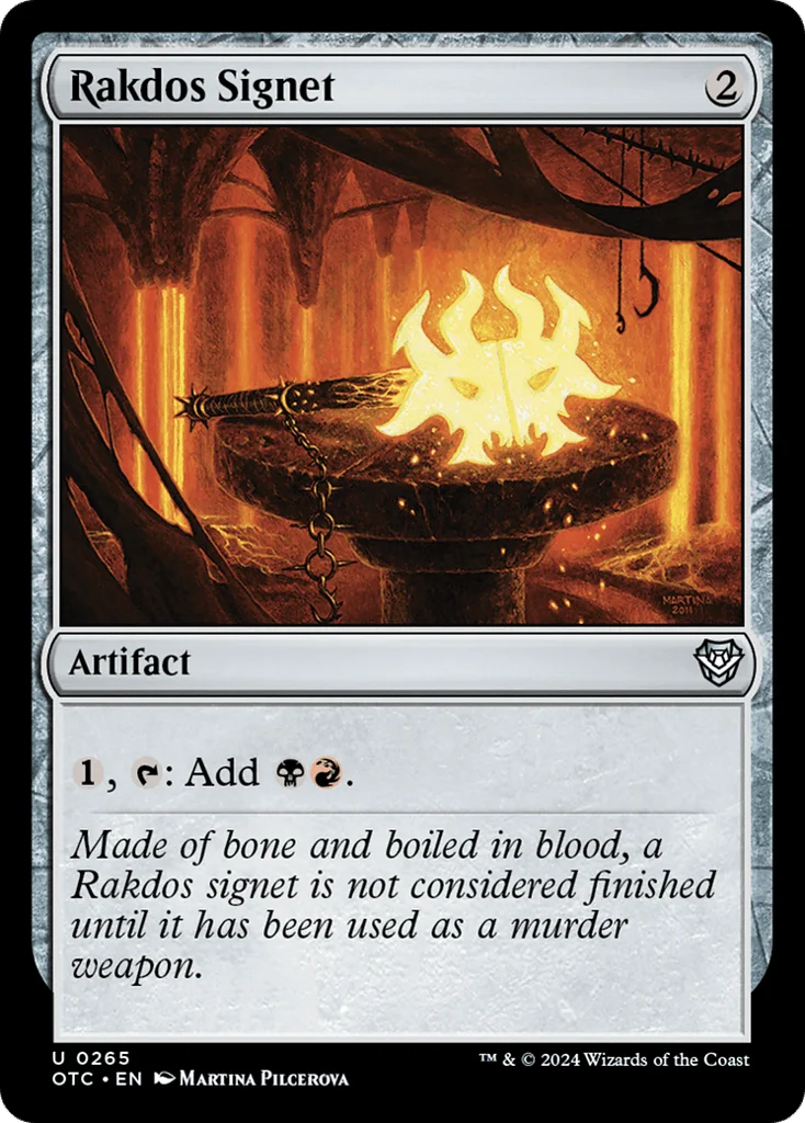 Rakdos Signet · Outlaws of Thunder Junction Commander
