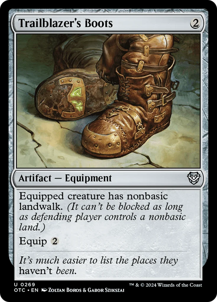 Trailblazer's Boots · Outlaws of Thunder Junction Commander