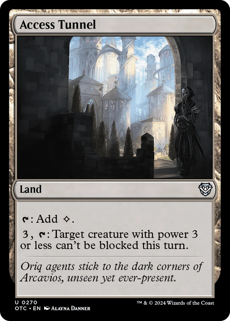 Access Tunnel · Outlaws of Thunder Junction Commander