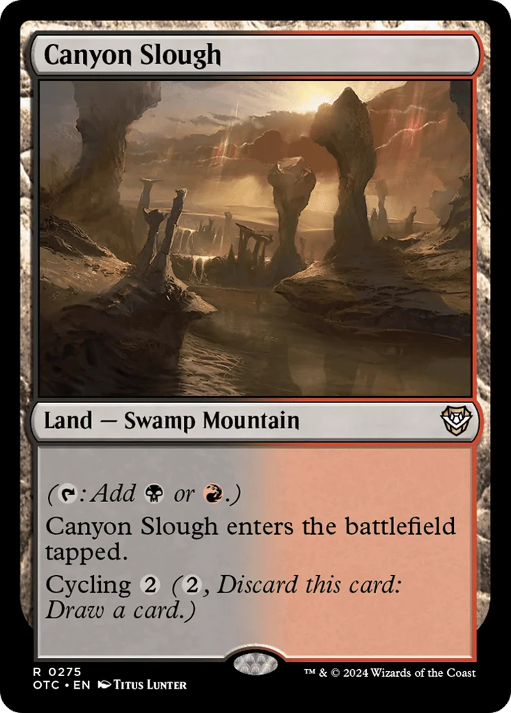 Canyon Slough · Outlaws of Thunder Junction Commander