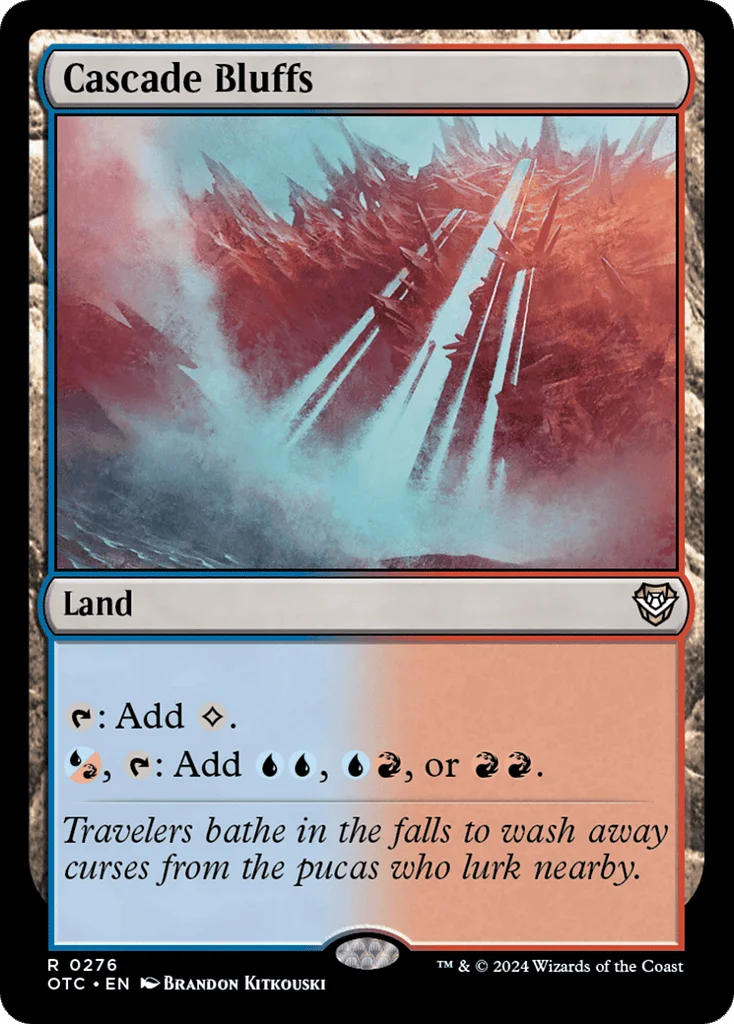 Cascade Bluffs · Outlaws of Thunder Junction Commander
