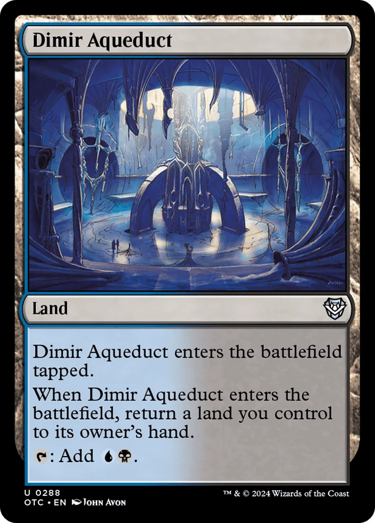 Dimir Aqueduct · Outlaws of Thunder Junction Commander