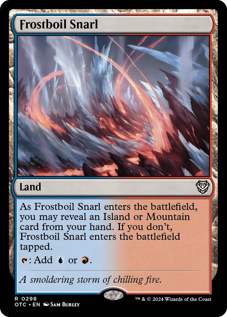 Frostboil Snarl · Outlaws of Thunder Junction Commander
