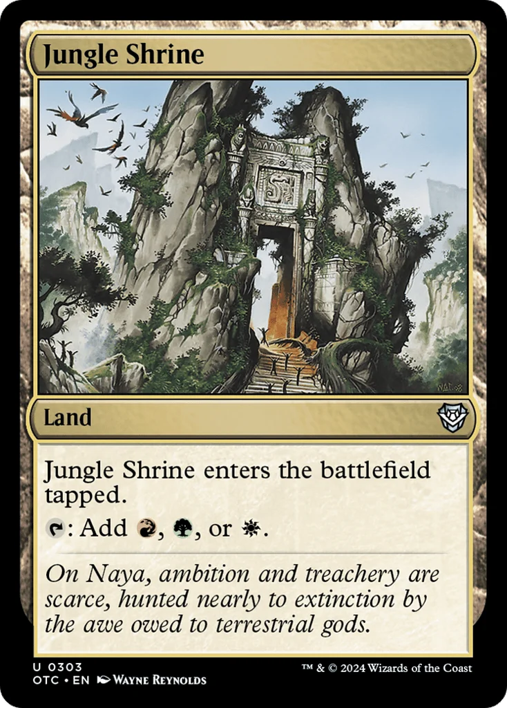 Jungle Shrine · Outlaws of Thunder Junction Commander