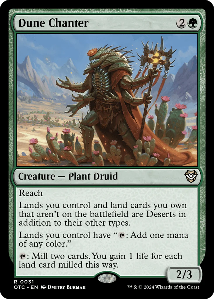 Dune Chanter · Outlaws of Thunder Junction Commander