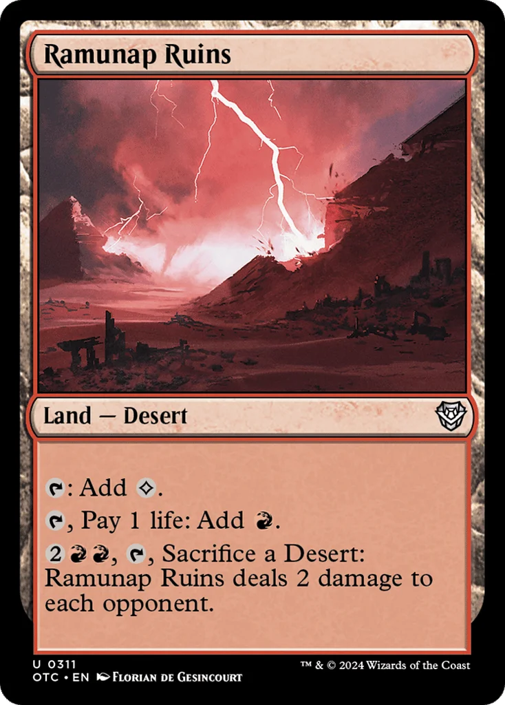 Ramunap Ruins · Outlaws of Thunder Junction Commander