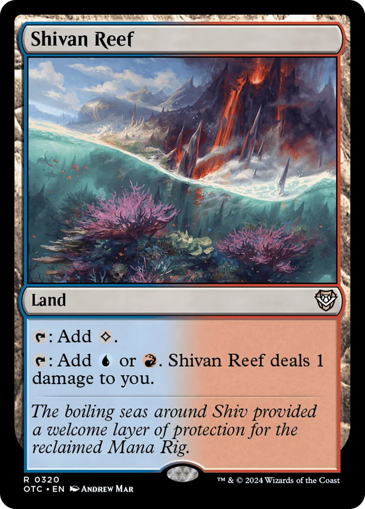 Shivan Reef · Outlaws of Thunder Junction Commander