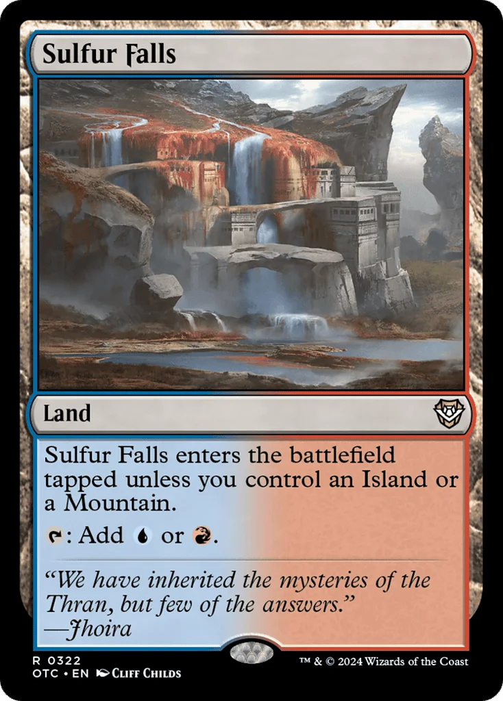 Sulfur Falls · Outlaws of Thunder Junction Commander