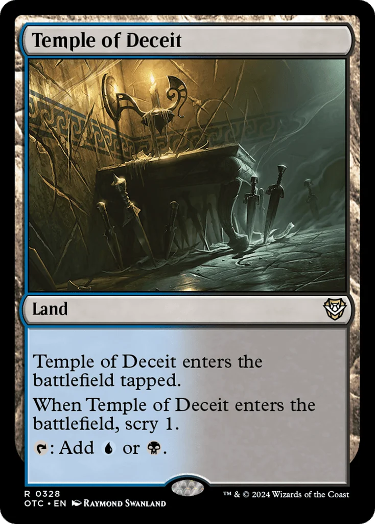 Temple of Deceit · Outlaws of Thunder Junction Commander