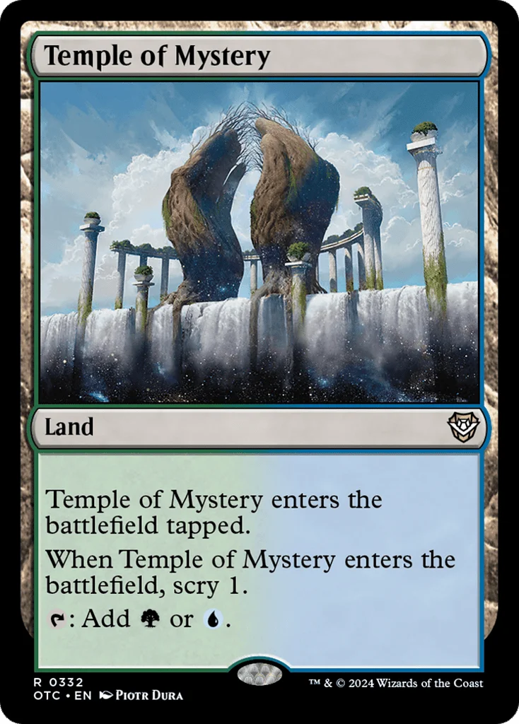 Temple of Mystery · Outlaws of Thunder Junction Commander