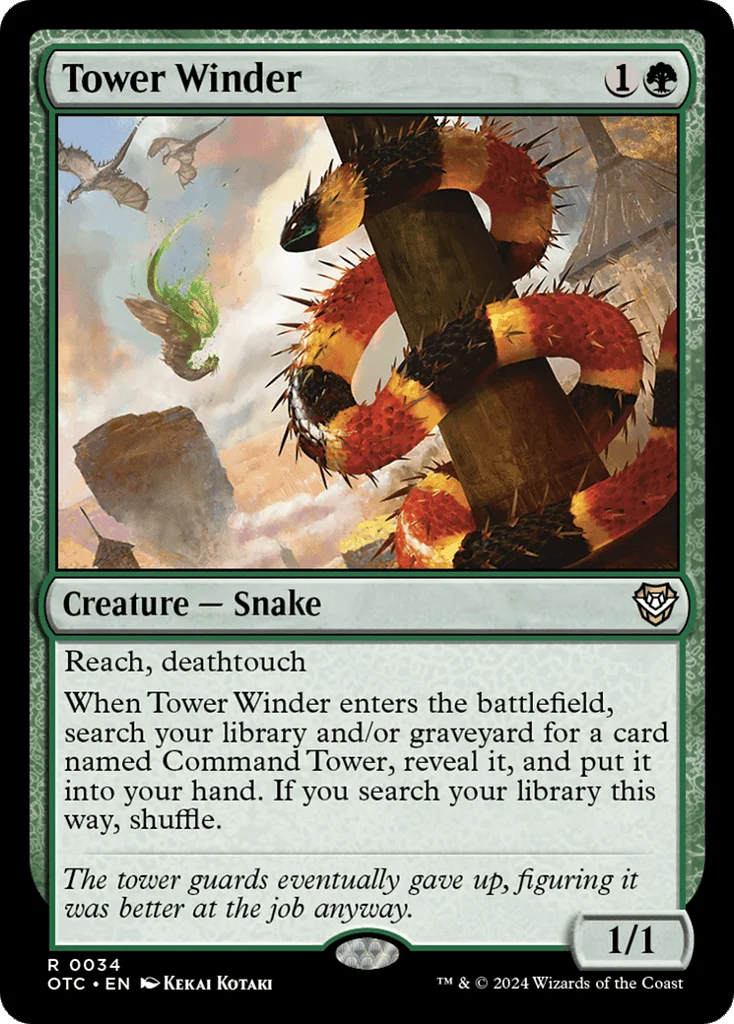 Tower Winder · Outlaws of Thunder Junction Commander