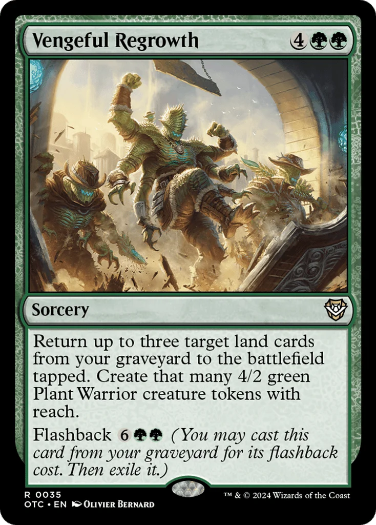 Vengeful Regrowth · Outlaws of Thunder Junction Commander