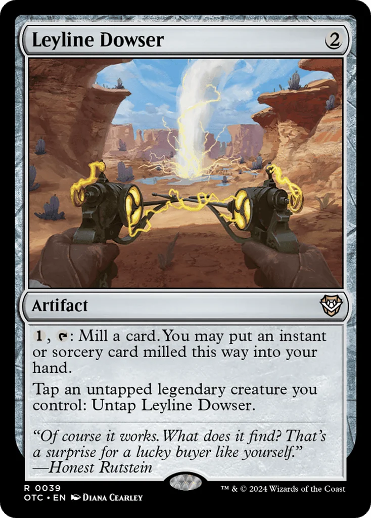 Leyline Dowser · Outlaws of Thunder Junction Commander